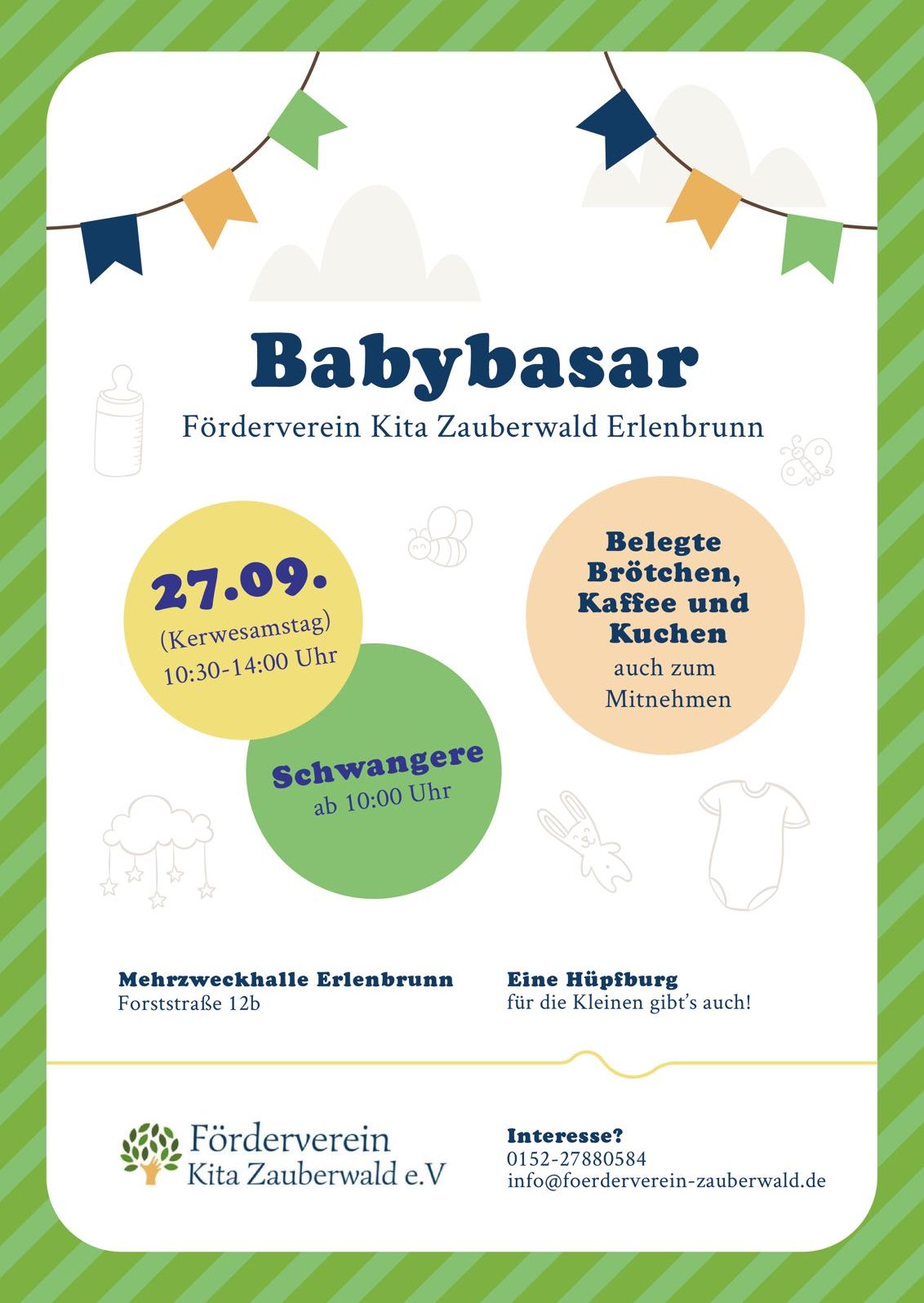Babybasar 27.09.25 in Erlenbrunn Mehrzweckhalle